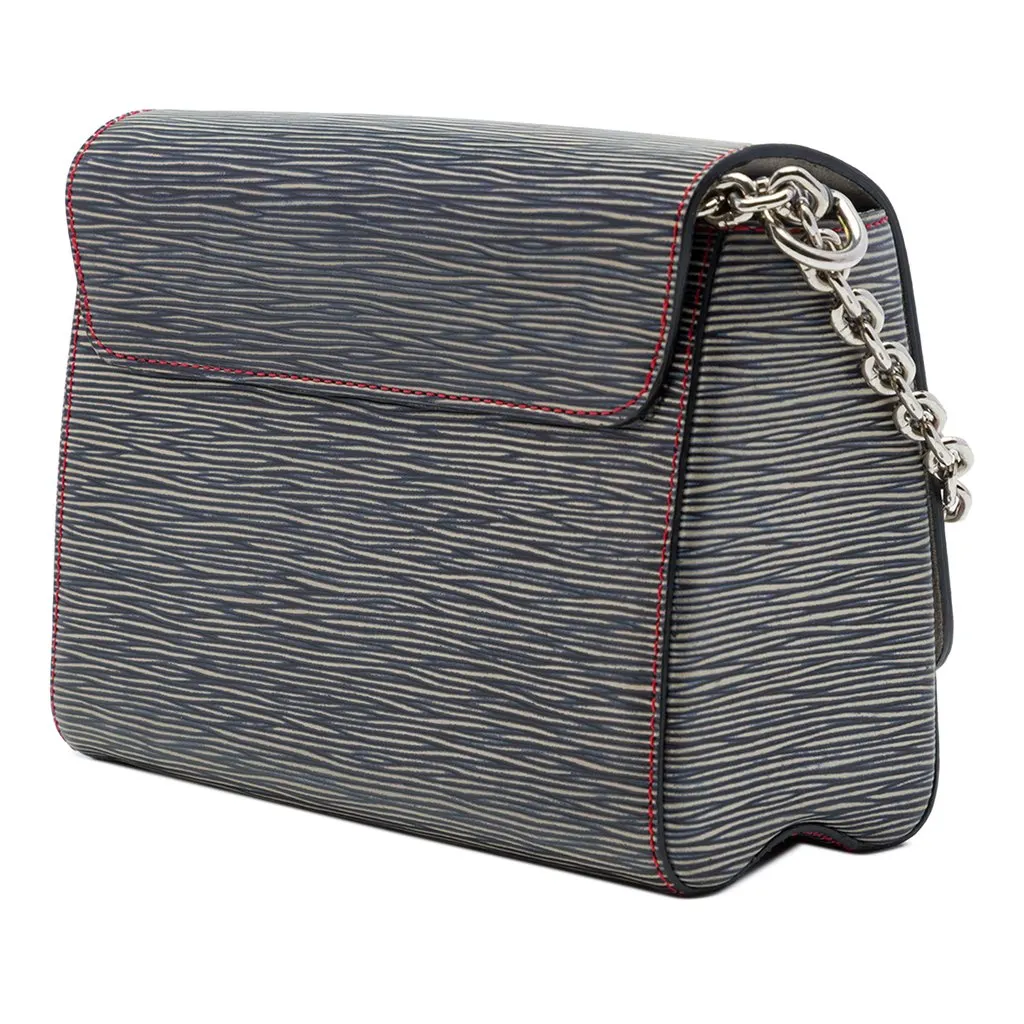 Louis Vuitton Epi Denim Twist MM Blue Leather Very good - Back View