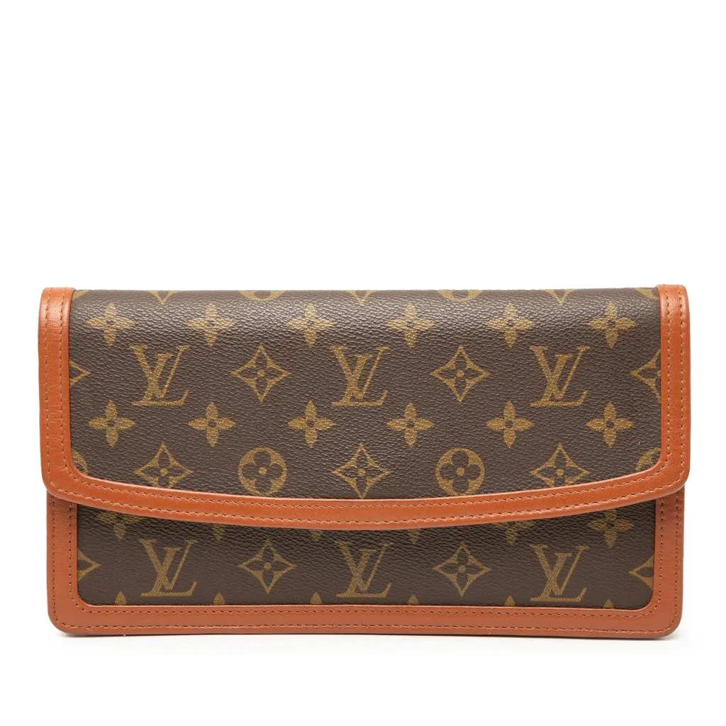 Louis Vuitton Monogram Pochette Dame PM Brown Very good - Front View