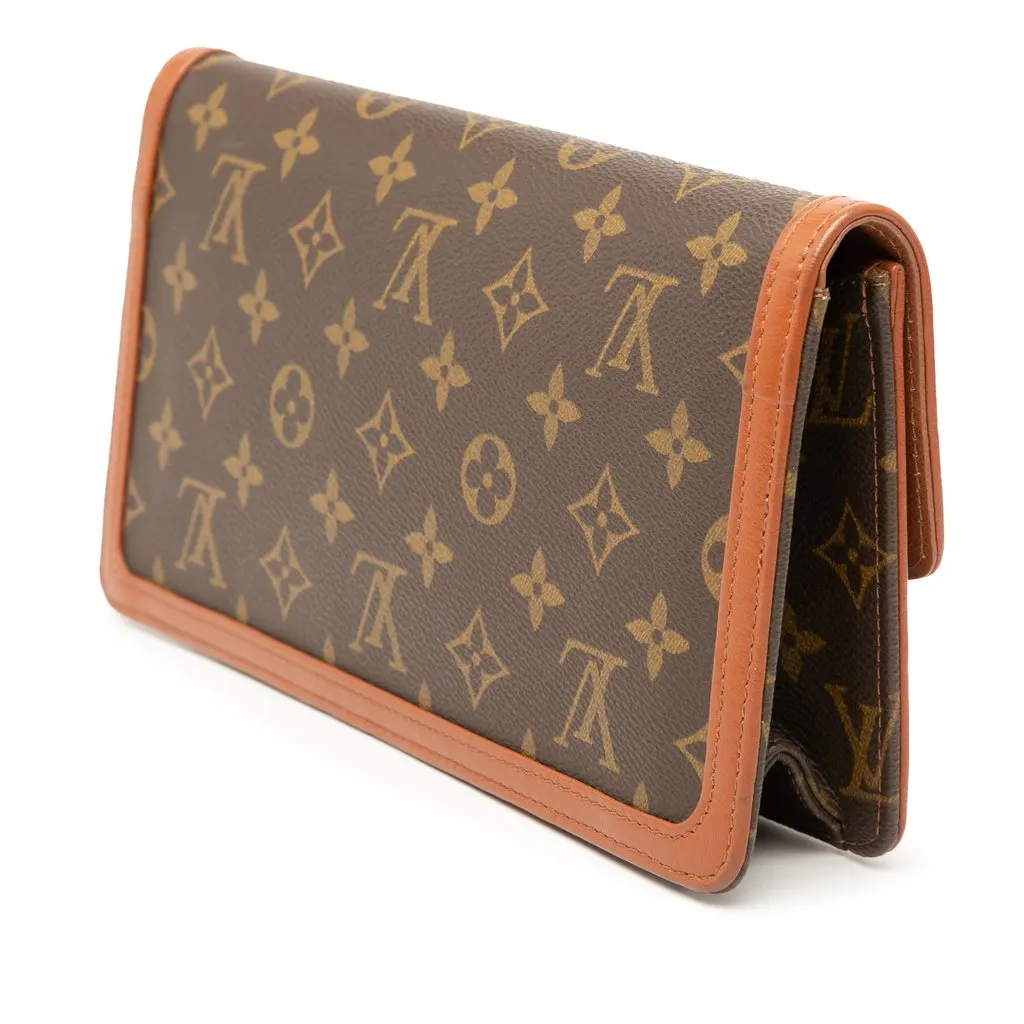 Louis Vuitton Monogram Pochette Dame PM Brown Very good - Back View