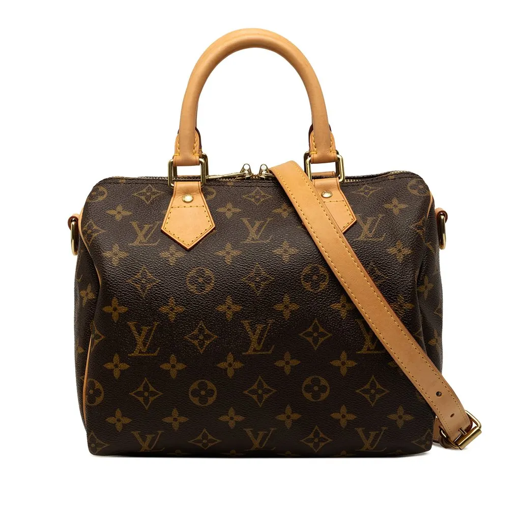 Louis Vuitton Monogram Speedy Bandouliere 25 Brown Very good - Front View