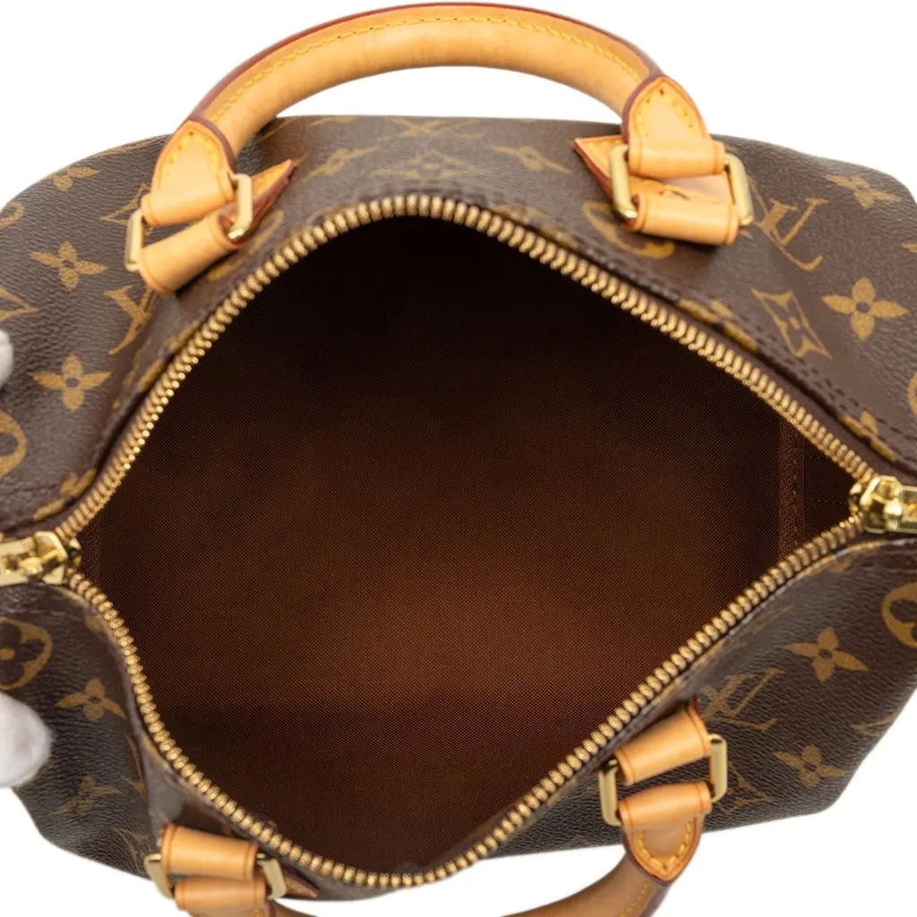 Louis Vuitton Monogram Speedy Bandouliere 25 Brown Very good - Model View