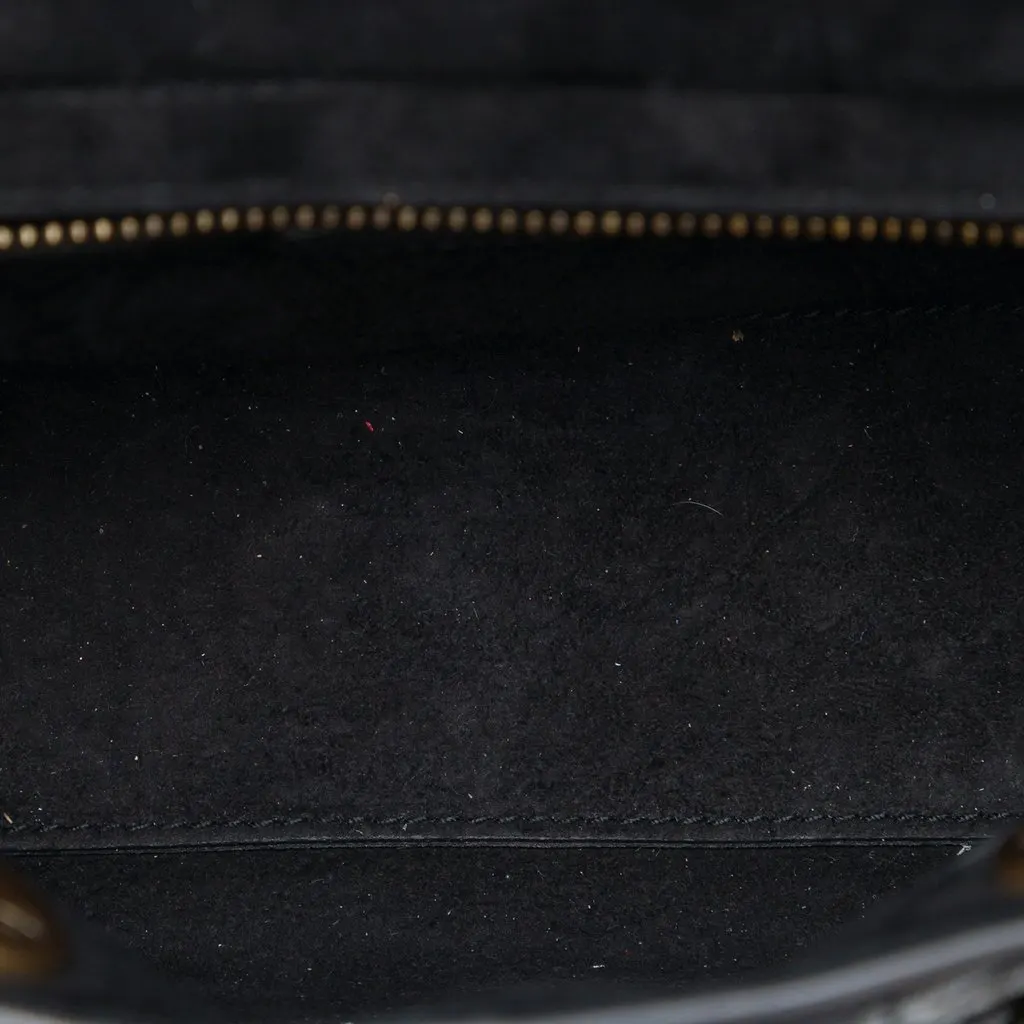 Dior Small Crinkled Patent Cannage My ABCDior Lady Dior Black Leather Very good - Model View