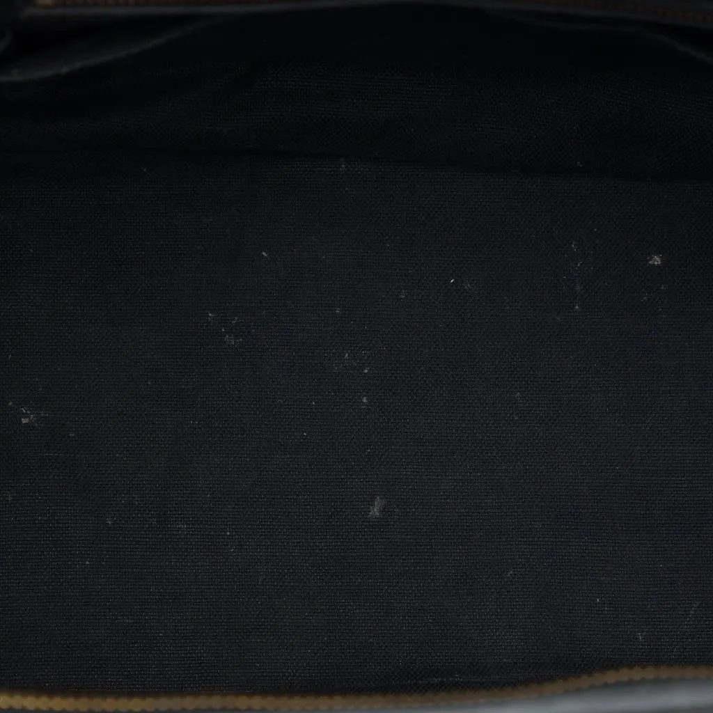 Gucci Calfskin Bright Bit Tote Black Leather Good - Model View