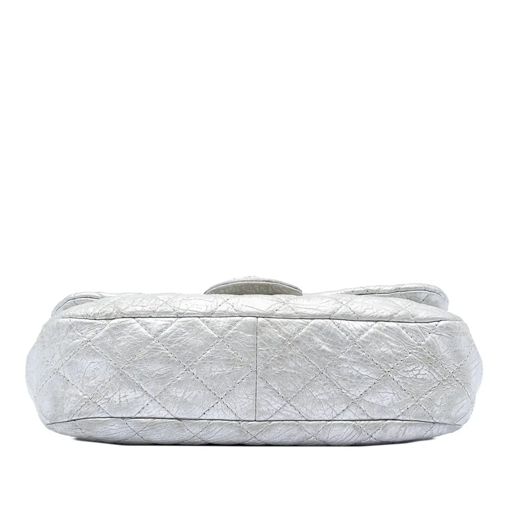 Chanel Medium Calfskin Ice Cube On the Rocks Flap Silver Leather Very good - Inside View