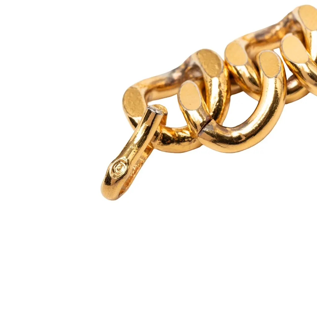 Chanel CC Gold Plated 31 Rue Cambon Medallion Chain Belt Gold Metal Very good - Box View
