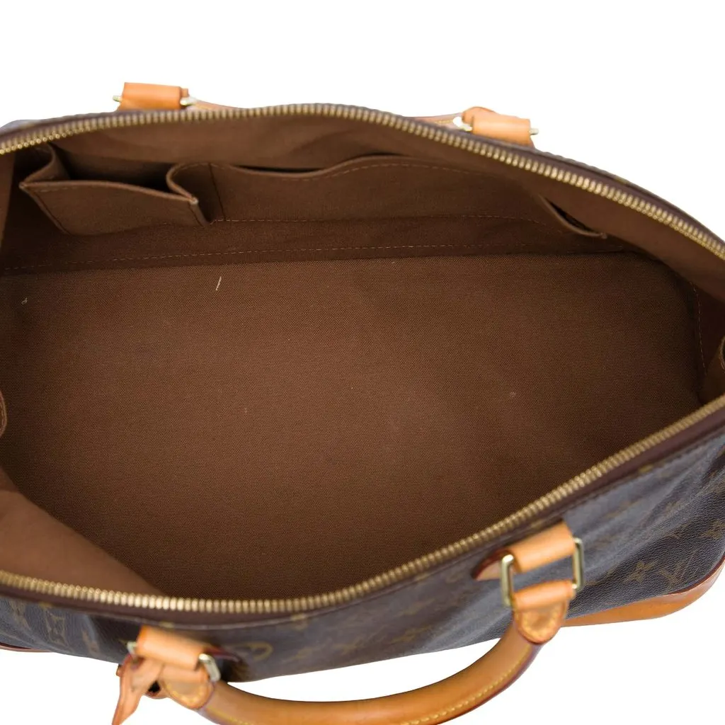 Louis Vuitton Monogram Alma MM Brown Canvas Good - Model View