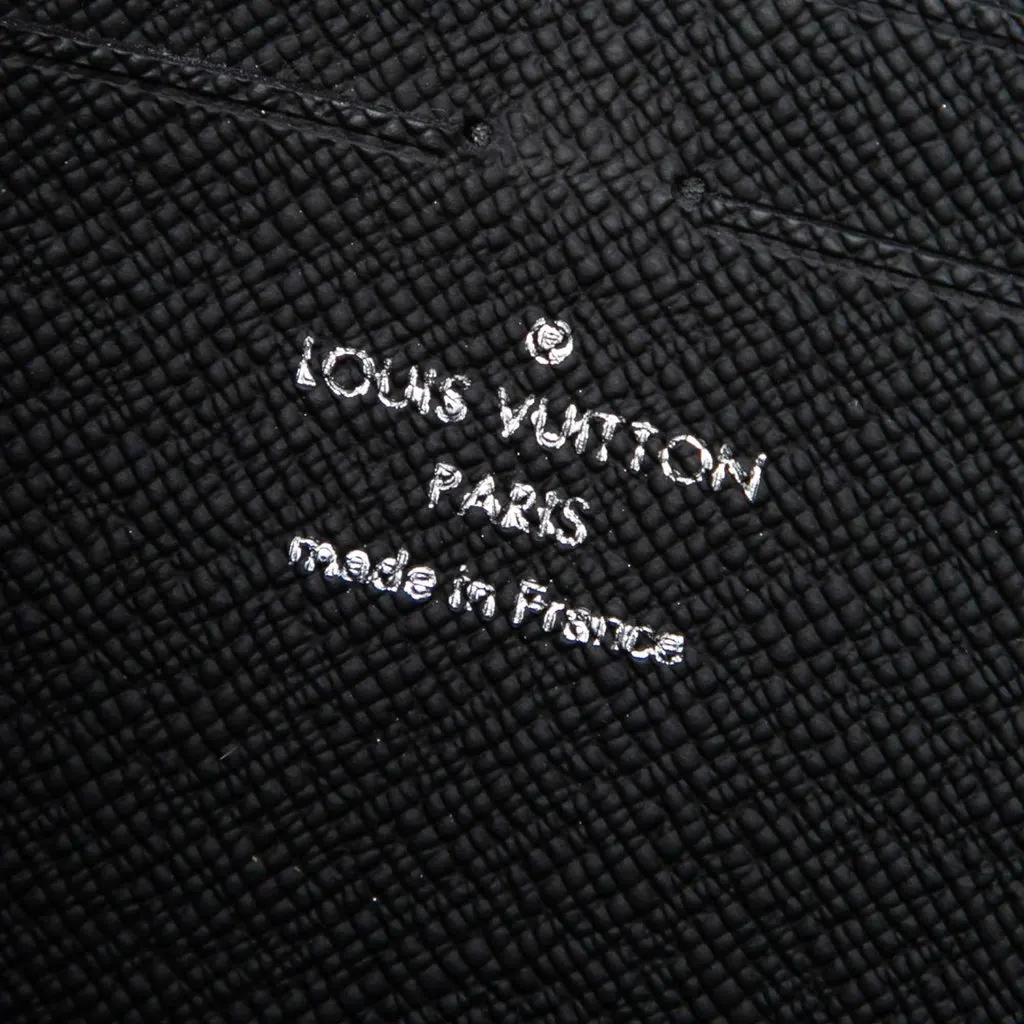 Louis Vuitton Monogram Eclipse Pochette Voyage MM Black Canvas Good - Box View