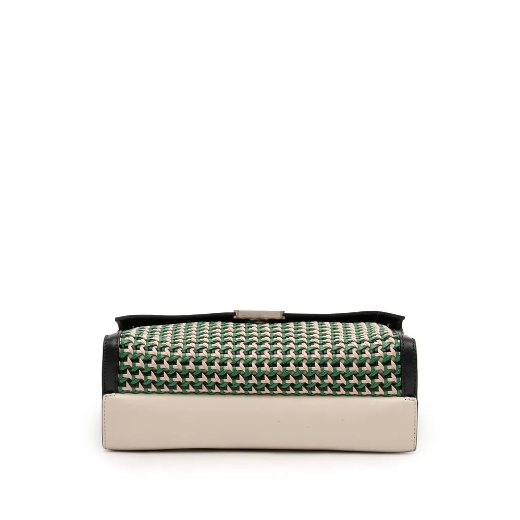 Mulberry Multicolor Leather Delphie Duo Flap Crossbody White Leather Very good - Inside View