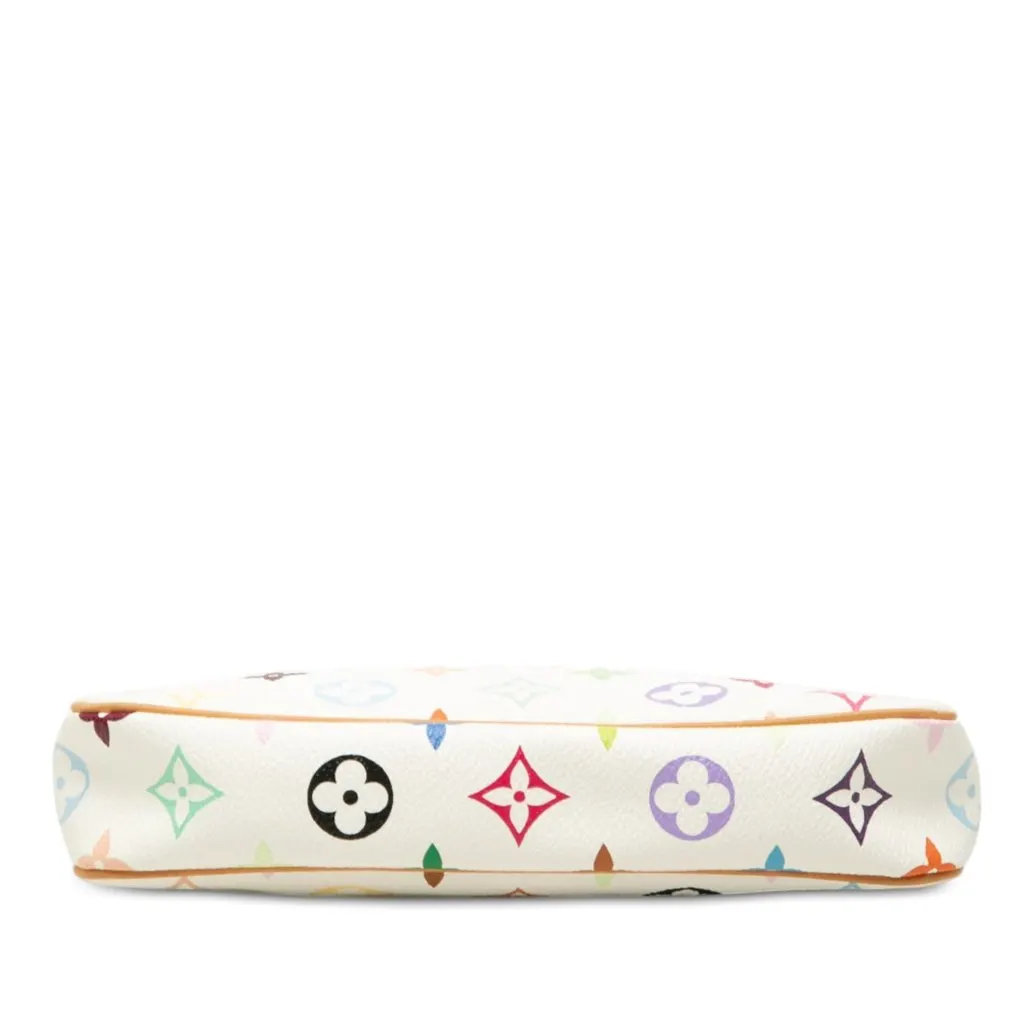 Louis Vuitton Monogram Multicolore Pochette Accessoires White Very good - Inside View