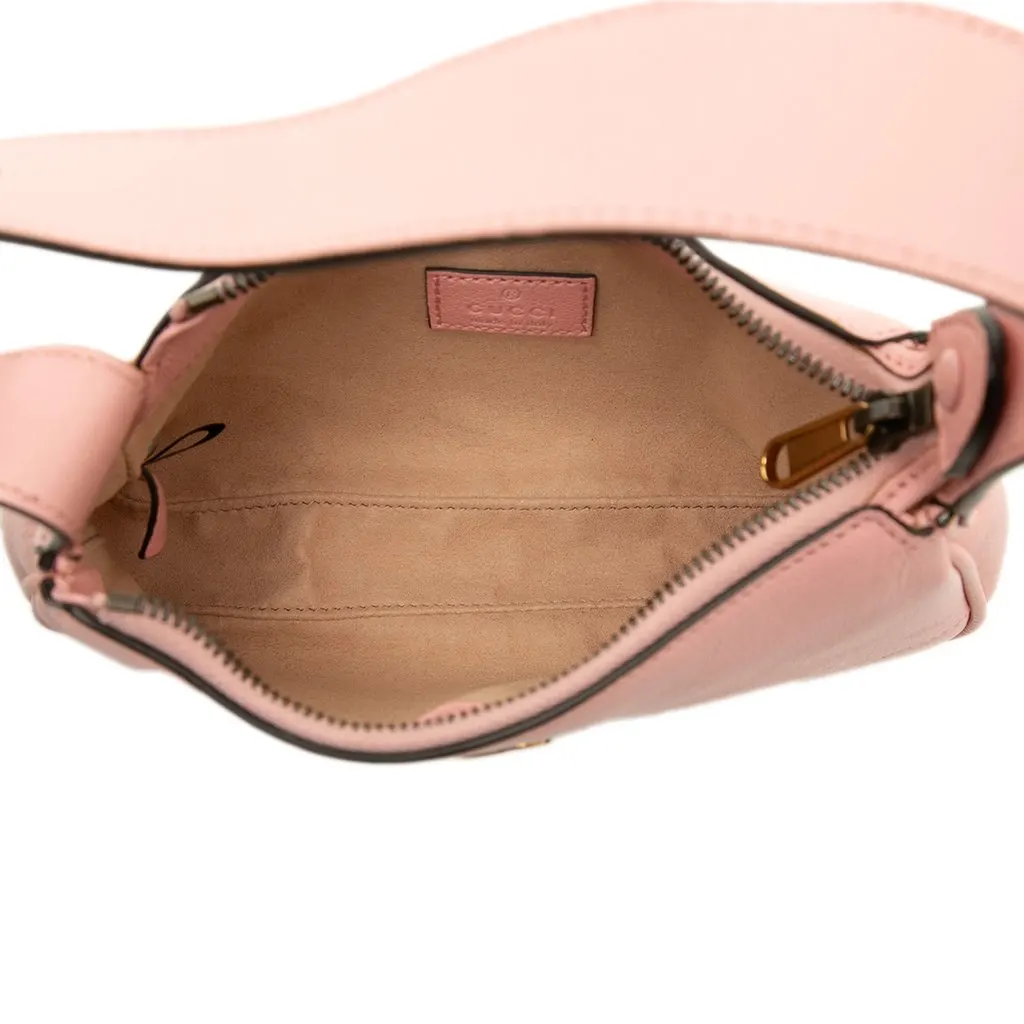 Gucci Mini Goatskin Aphrodite Shoulder Bag Pink Leather Very good - Model View