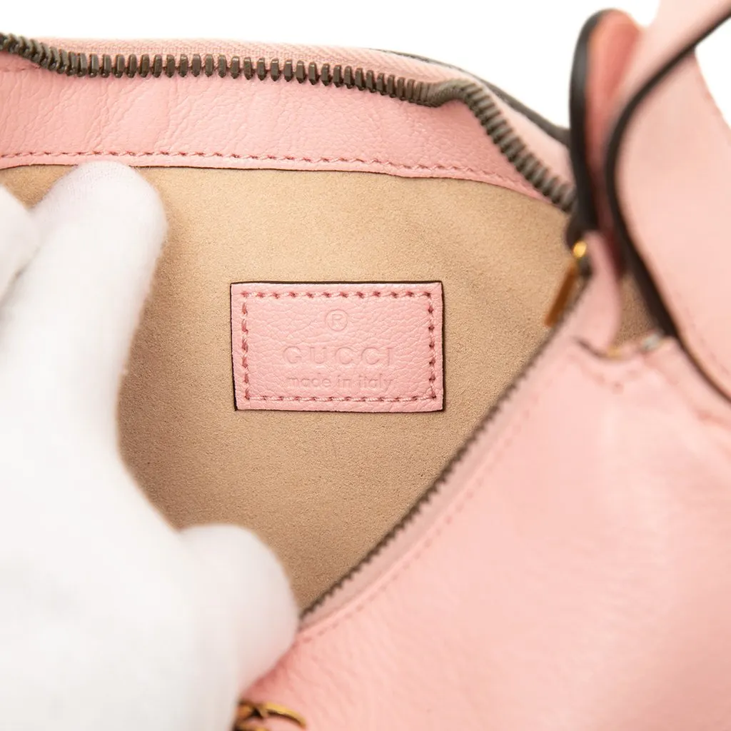 Gucci Mini Goatskin Aphrodite Shoulder Bag Pink Leather Very good - Box View