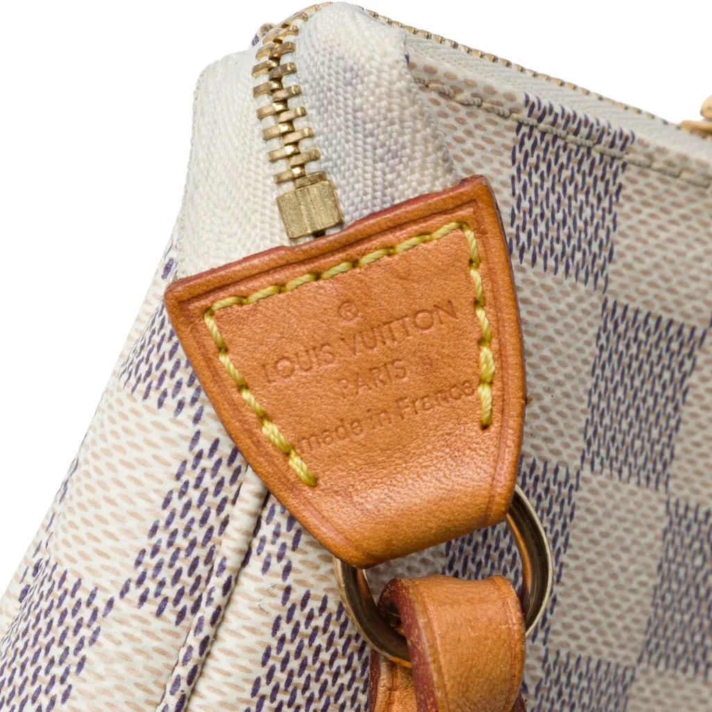 Louis Vuitton Damier Azur Pochette Accessoires White Very good - Box View