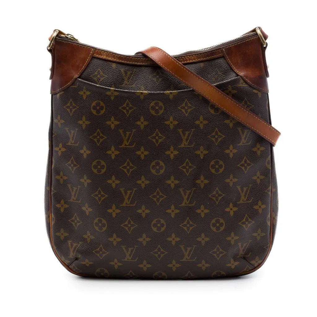 Louis Vuitton Monogram Odeon MM Brown Canvas Good - Front View
