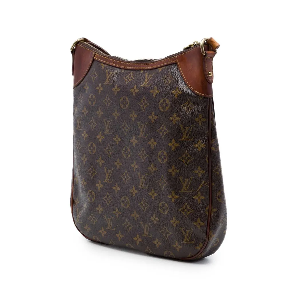 Louis Vuitton Monogram Odeon MM Brown Canvas Good - Back View