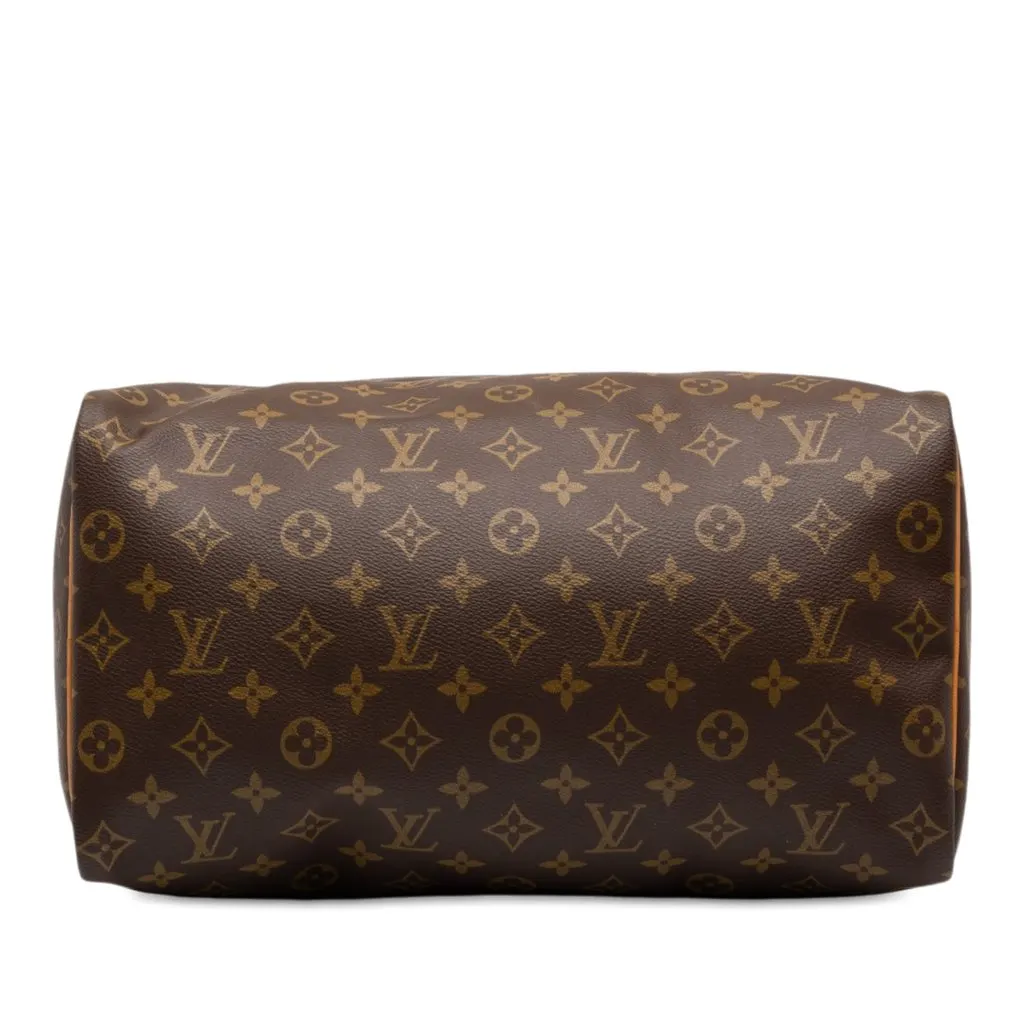 Louis Vuitton Monogram Speedy 35 Brown Canvas Good - Inside View