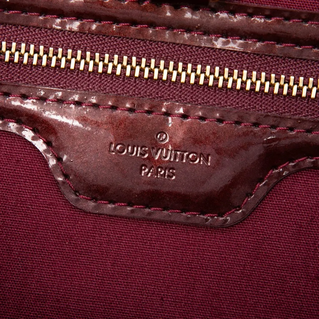 Louis Vuitton Monogram Vernis Wilshire PM Red Leather Good - Box View