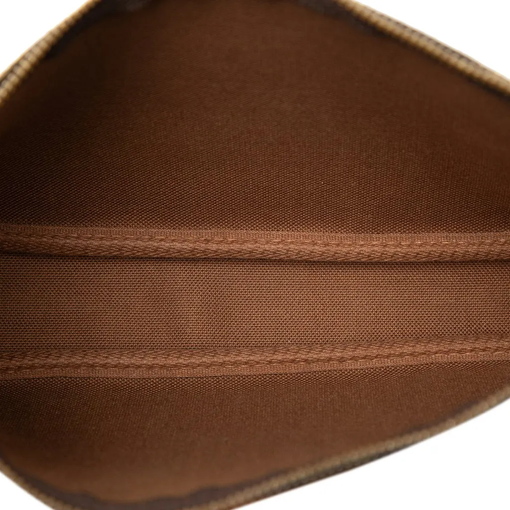 Louis Vuitton Monogram Pochette Accessoires Brown Very good - Model View
