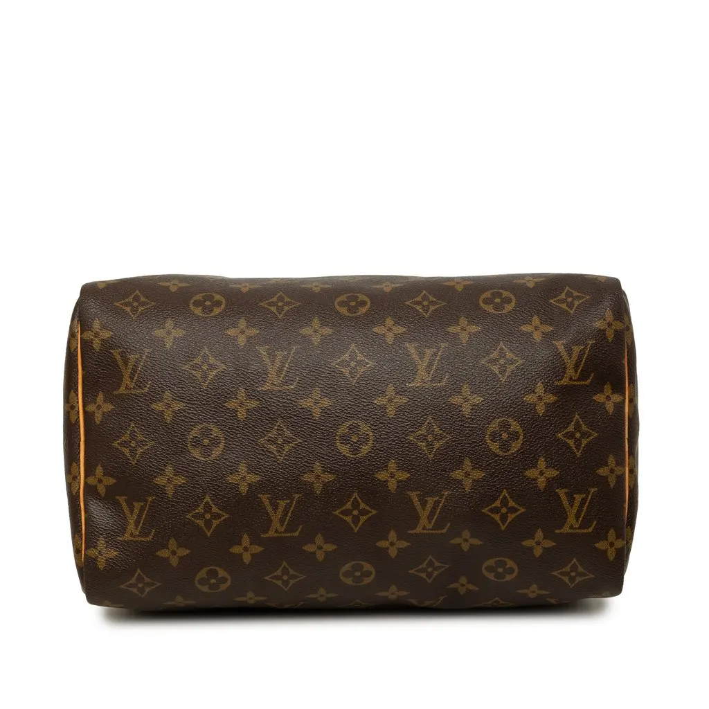 Louis Vuitton Monogram Speedy 30 Brown Canvas Good - Inside View
