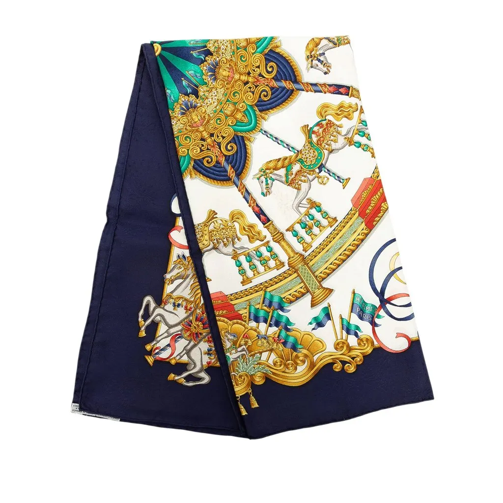 Hermès Luna Park حرير وشاح 90