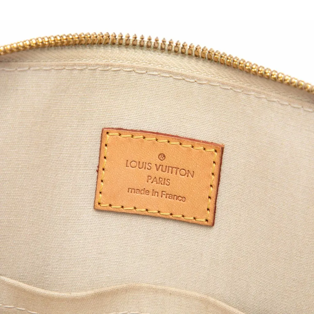 Louis Vuitton Monogram Vernis Alma PM Beige Leather Very good - Box View