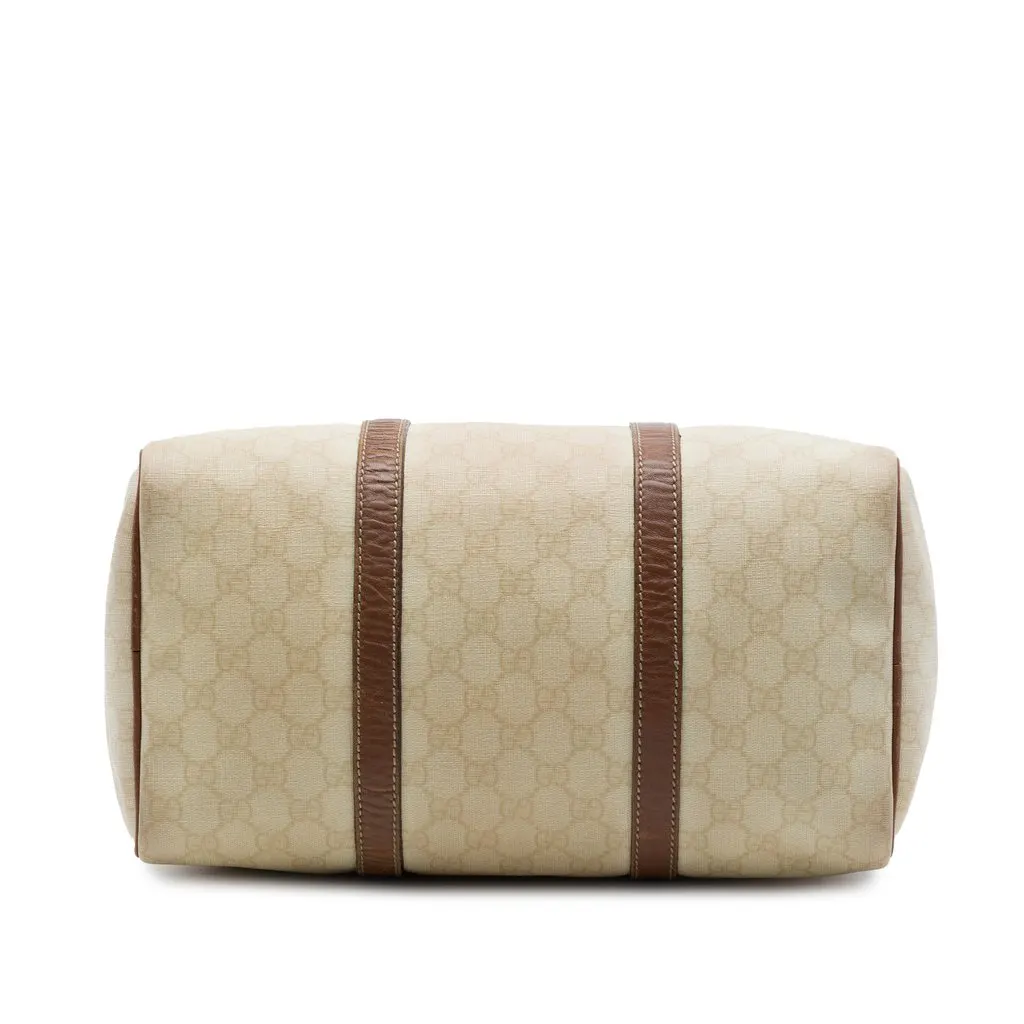 Gucci Medium GG Supreme Joy Boston Bag Brown Very good - Inside View