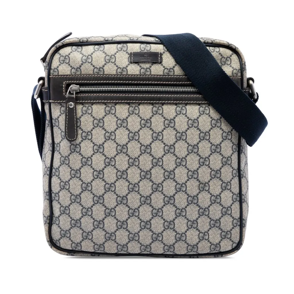 Gucci GG Supreme Crossbody Beige Very good - Front View