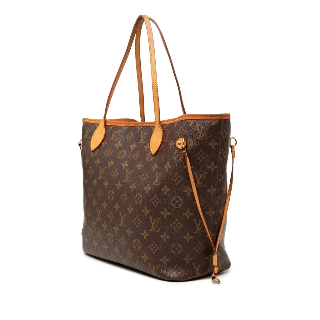Louis Vuitton Monogram Neverfull MM Brown Very good - Back View