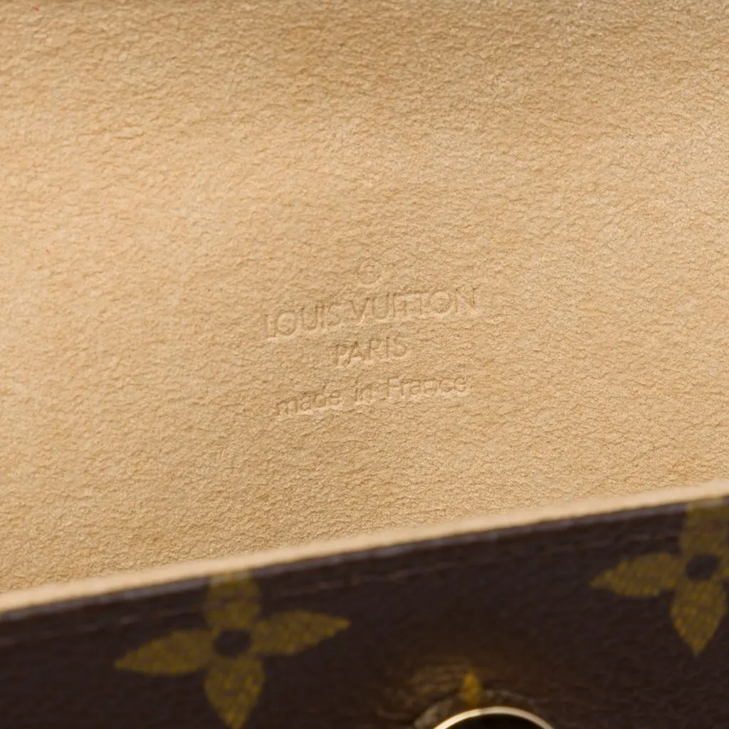 Louis Vuitton Monogram Pochette Florentine Brown Canvas Very good - Box View