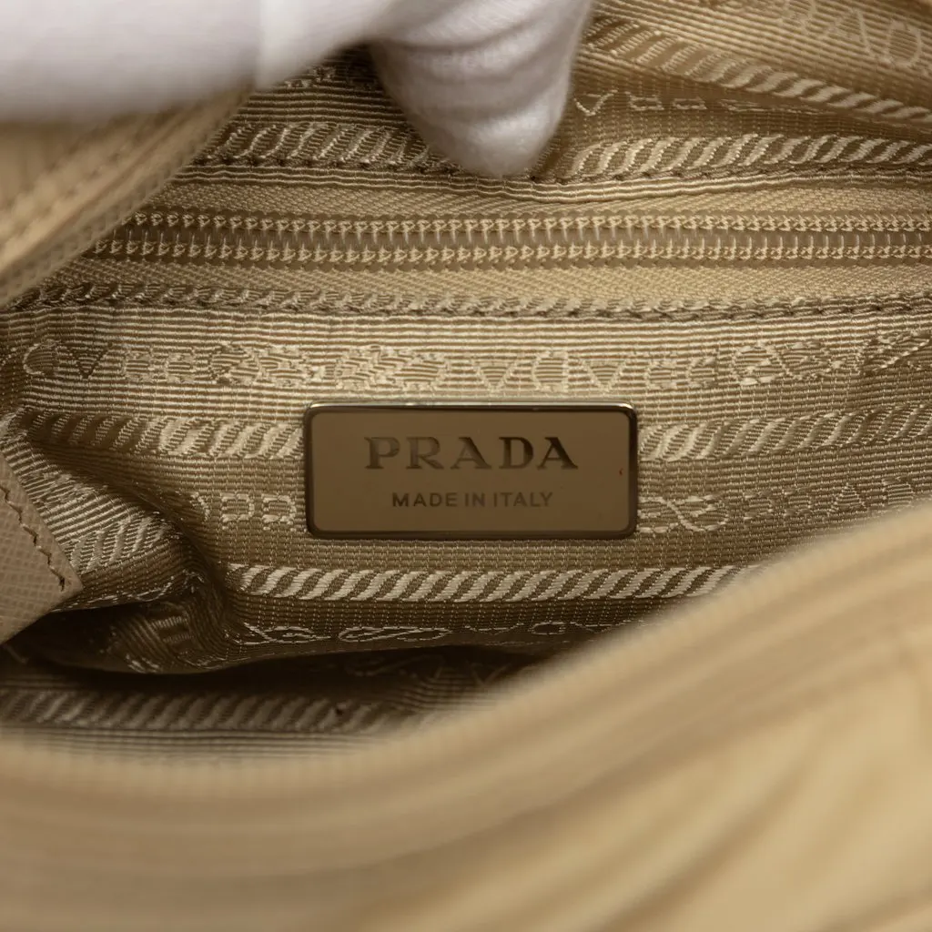 Prada Tessuto Camera Bag Beige Very good - Box View