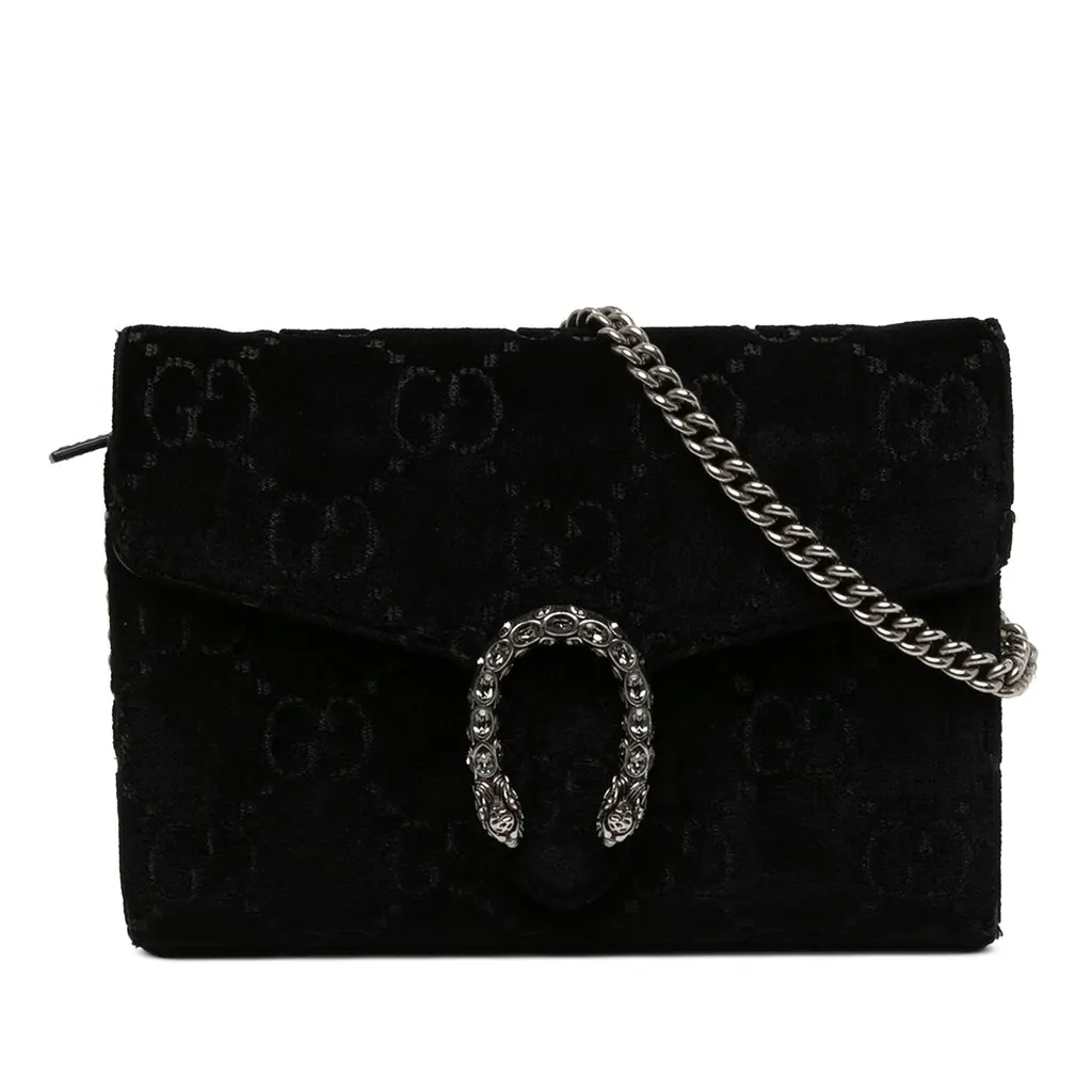 Gucci GG Velvet Dionysus Wallet on Chain