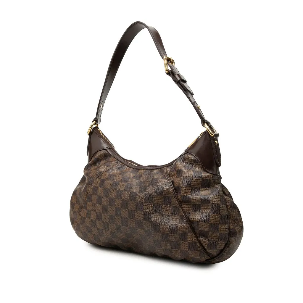 Louis Vuitton Damier Ebene Thames GM Brown Canvas Good - Back View