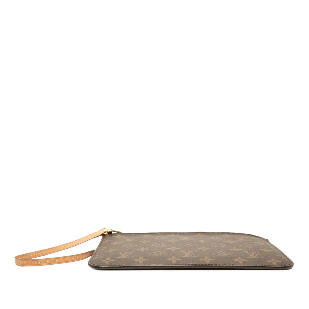Louis Vuitton Monogram Neverfull Pouch Brown Canvas Very good - Inside View