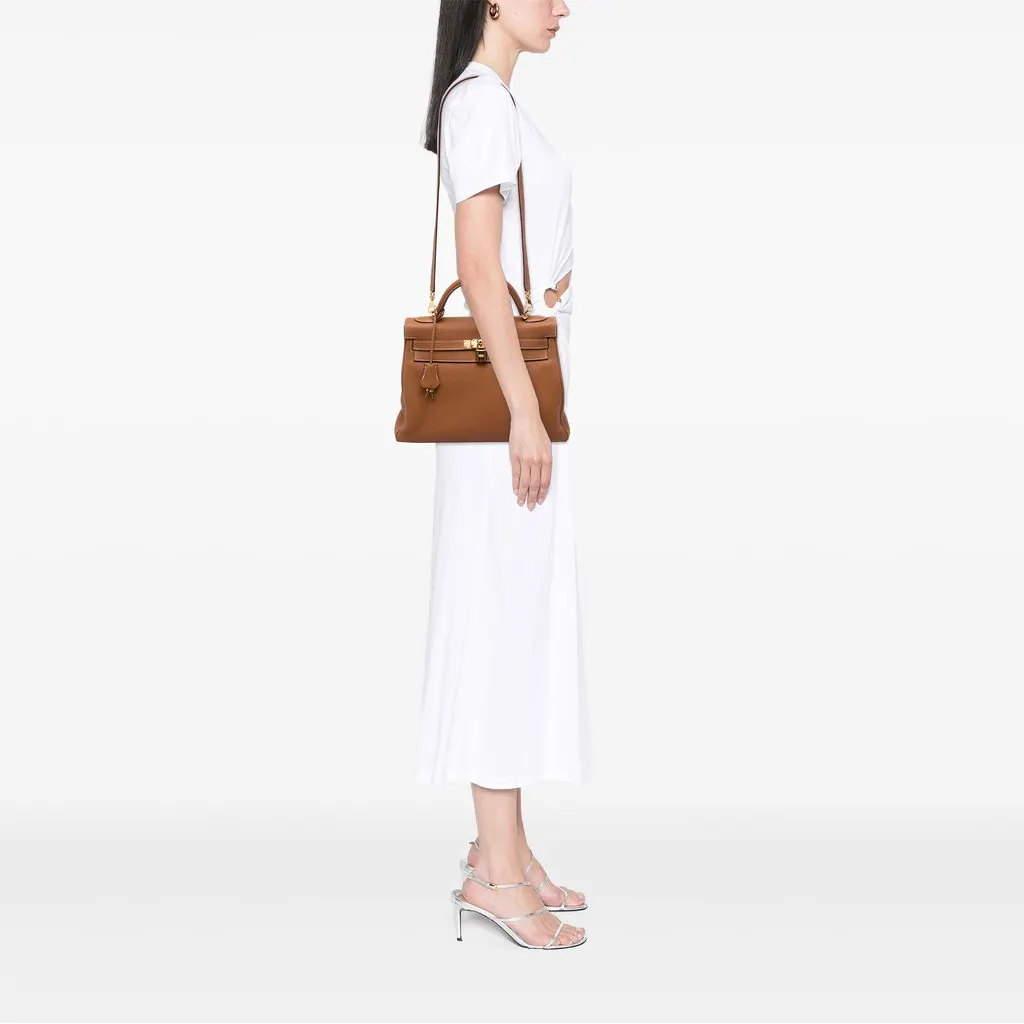 Hermès Togo Kelly II Retourne 32 Brown Leather Good - Box View