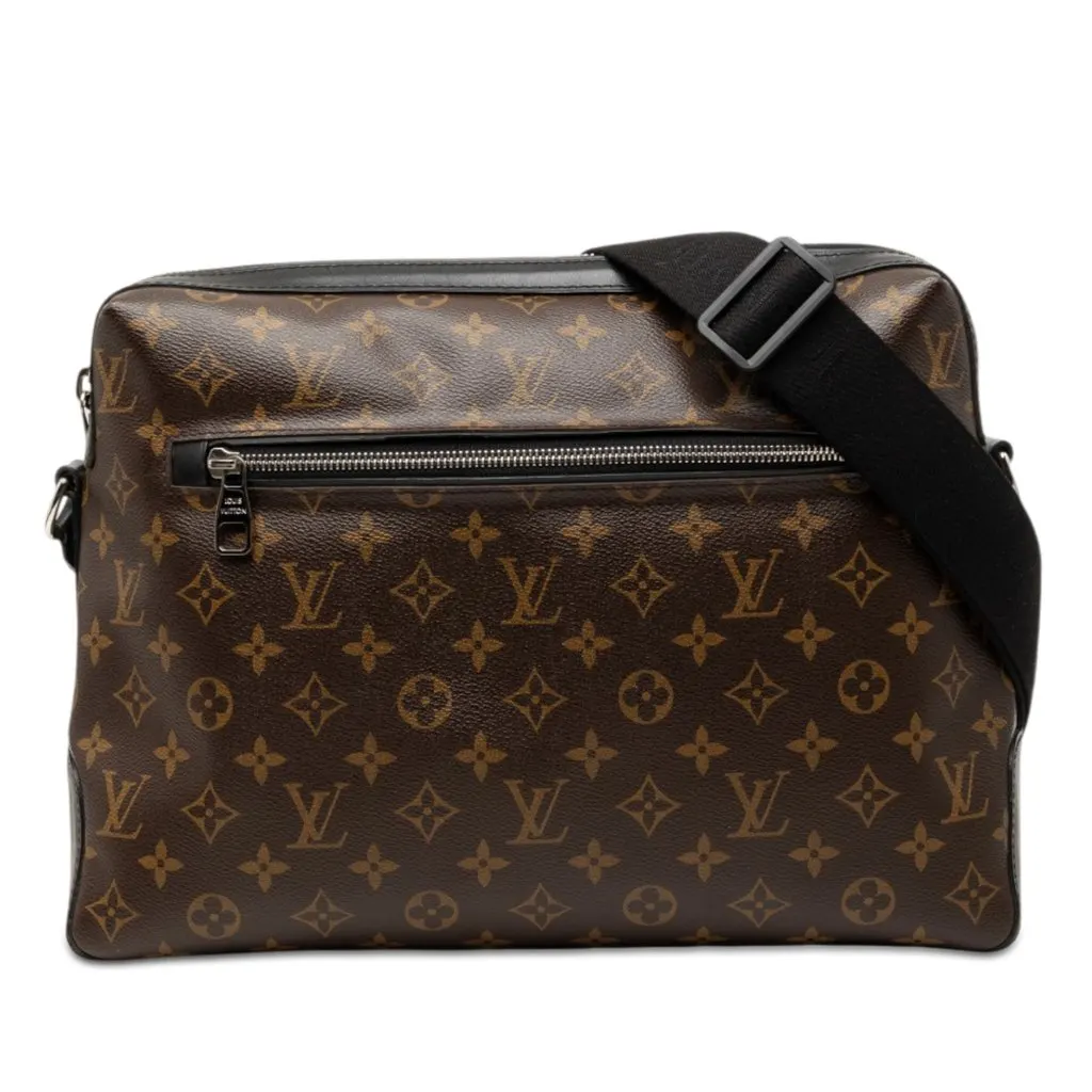 Louis Vuitton Monogram Macassar Torres Messenger Bag Brown Very good - Front View
