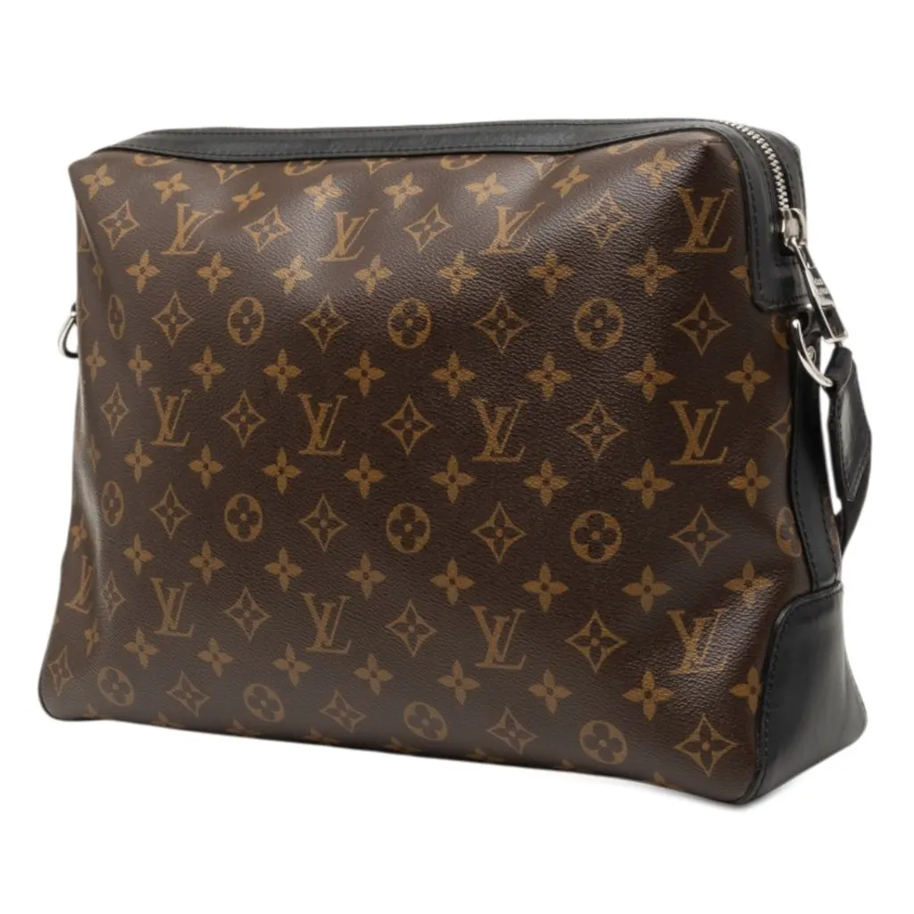 Louis Vuitton Monogram Macassar Torres Messenger Bag Brown Very good - Back View