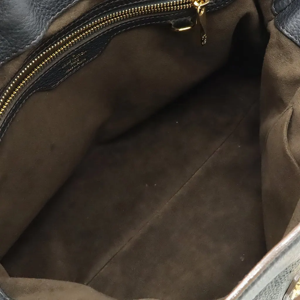 Louis Vuitton Monogram Mahina Cirrus PM Black Leather Very good - Inside View