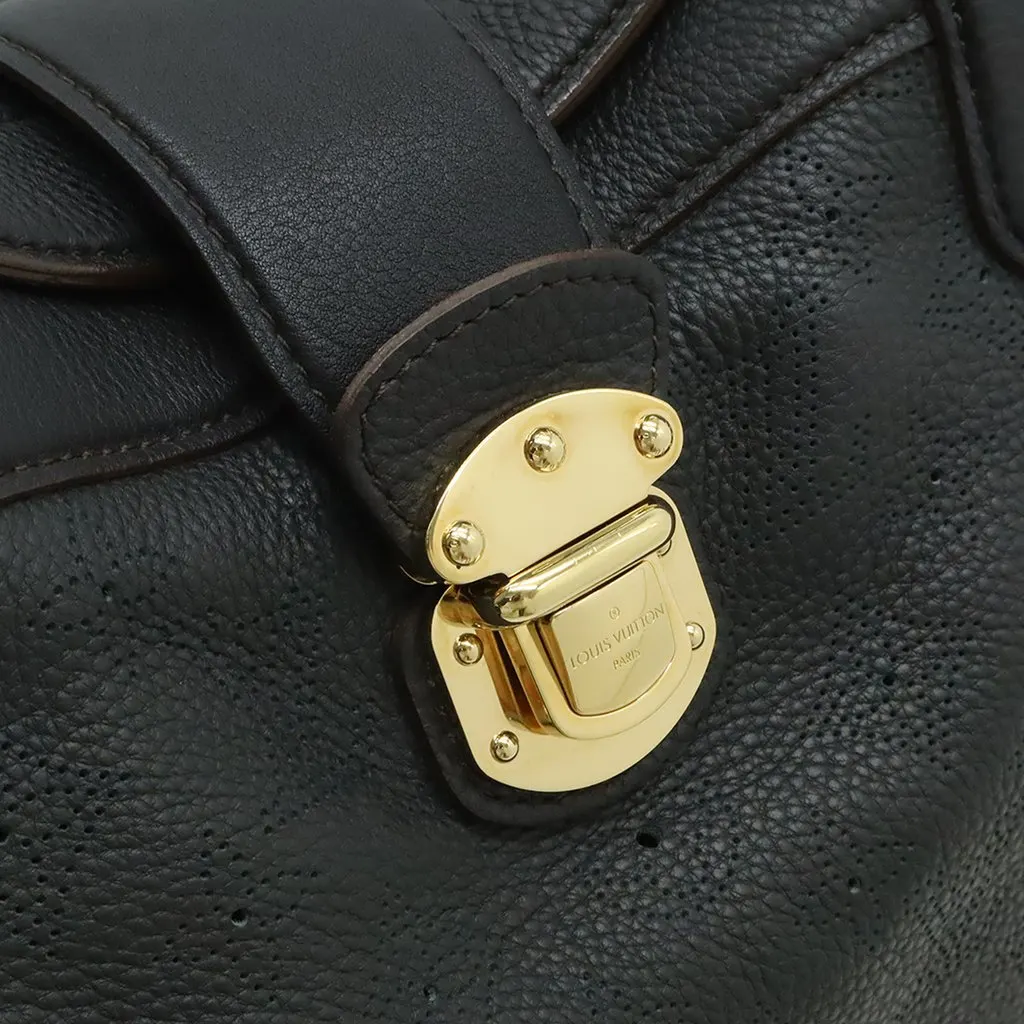 Louis Vuitton Monogram Mahina Cirrus PM Black Leather Very good - Model View