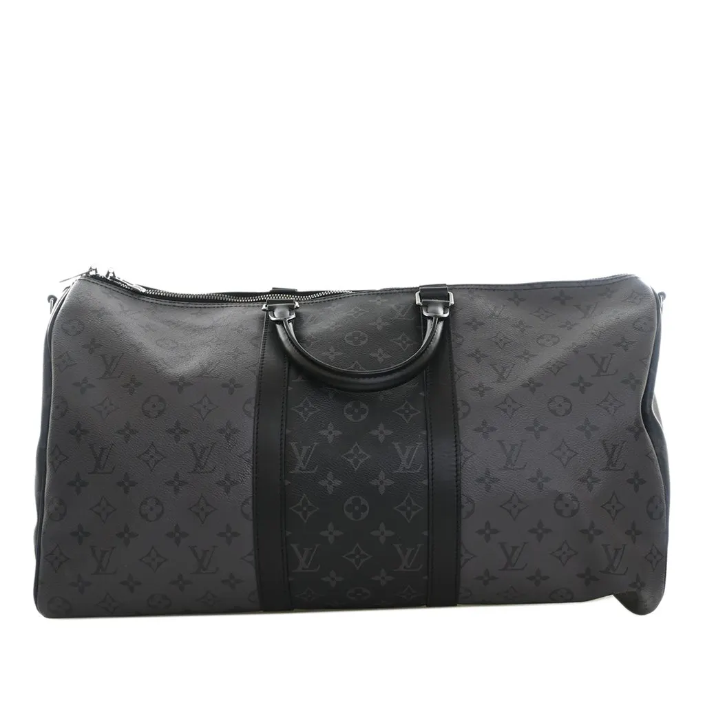 Louis Vuitton Monogram Eclipse Reverse Keepall Bandouliere 50 MultiColor Very good - Back View