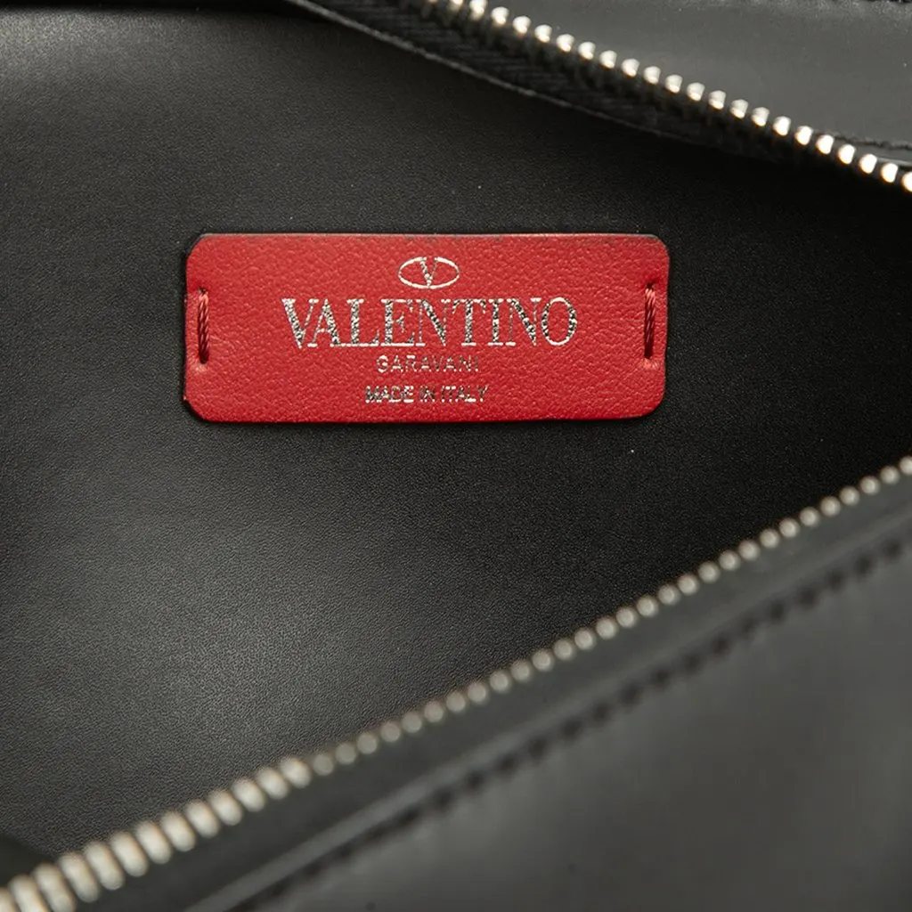 Valentino Leather VLTN Rockstud Belt Bag Black Leather Very good - Box View