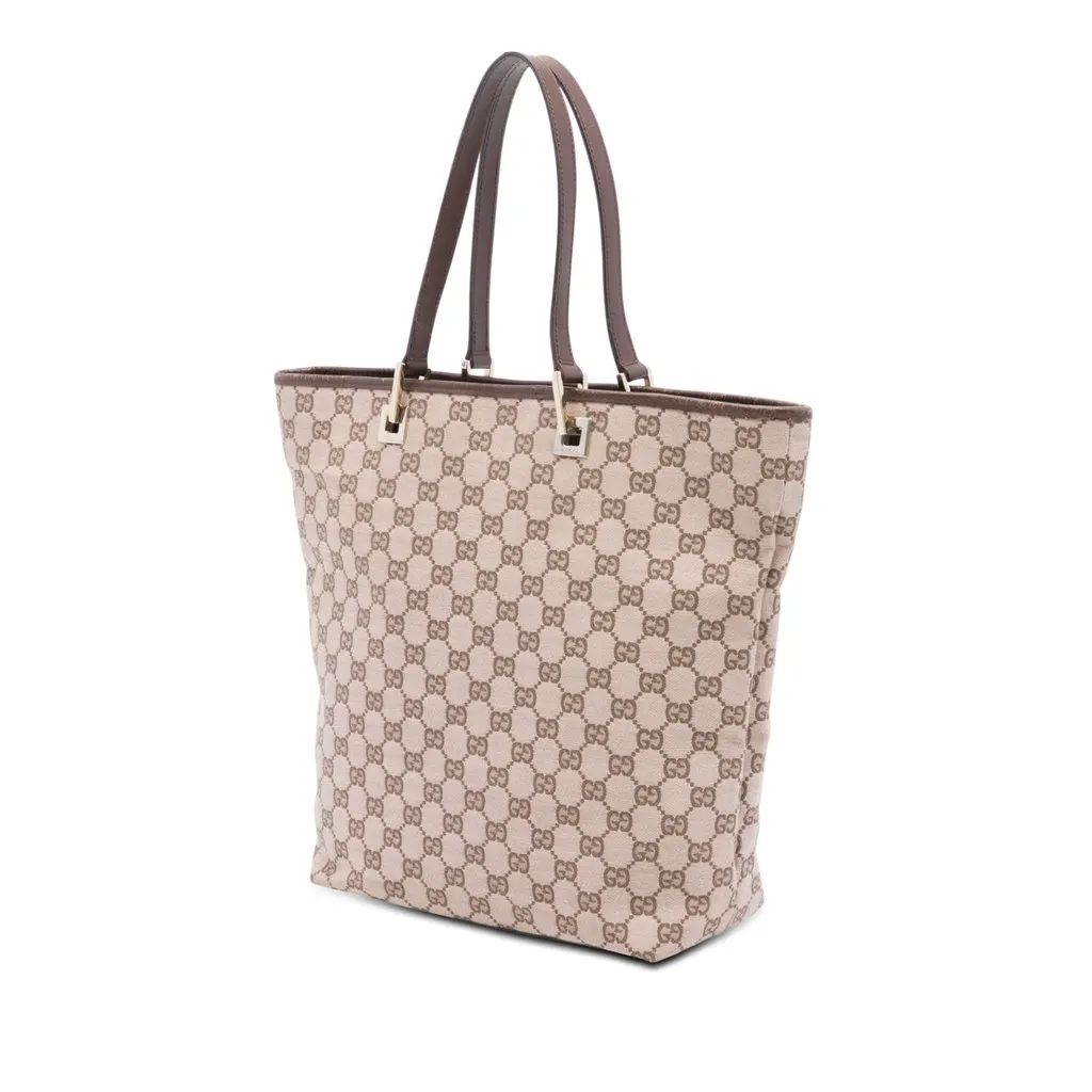 Gucci GG Canvas Tote Beige Canvas Very good - Back View