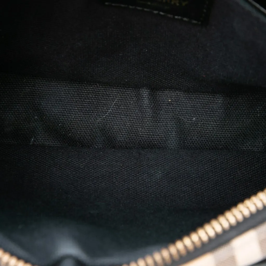 Burberry House Check Canvas Camera Bag Beige Canvas Very good - Model View