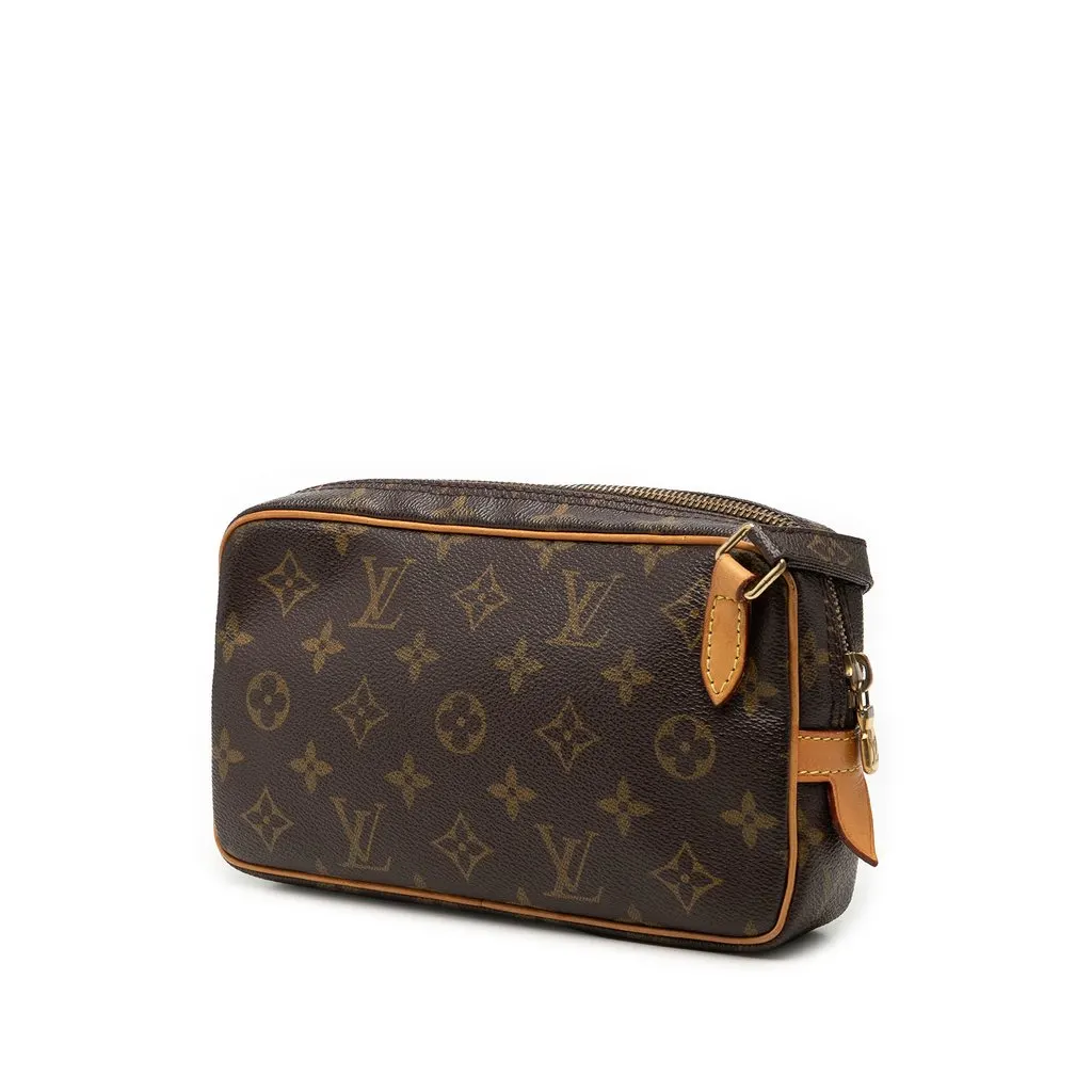 Louis Vuitton Monogram Pochette Marly Bandouliere Brown Very good - Back View