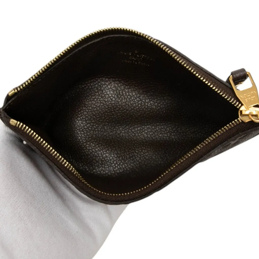 Louis Vuitton Monogram Empreinte Pochette Felicie Zippered Insert Brown Leather Very good - Model View