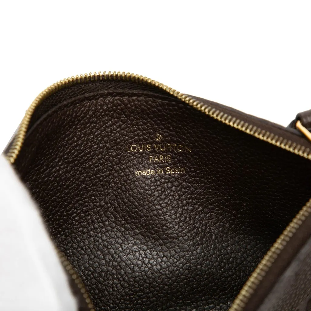 Louis Vuitton Monogram Empreinte Pochette Felicie Zippered Insert Brown Leather Very good - Box View