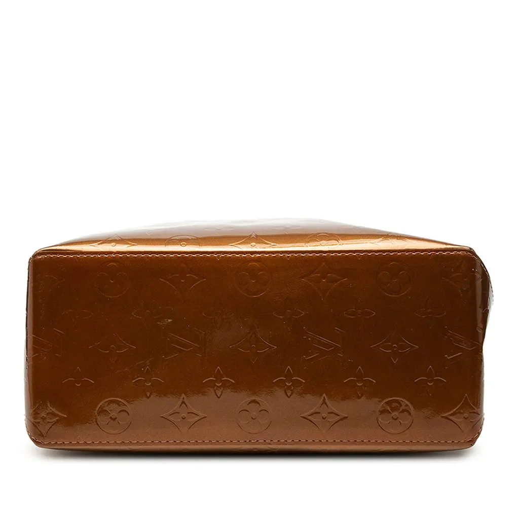 Louis Vuitton Monogram Vernis Reade MM Brown Leather Good - Inside View