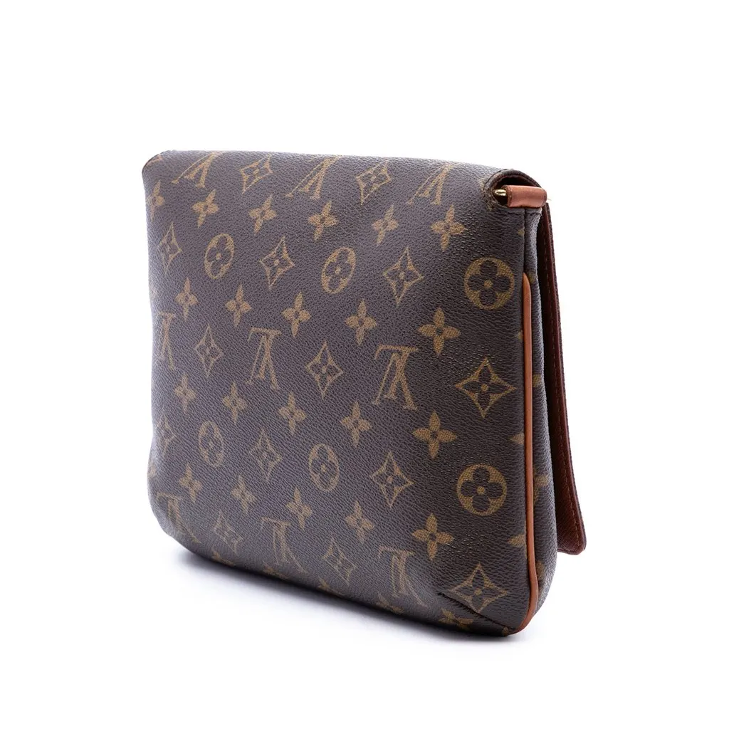 Louis Vuitton Monogram Musette Tango Short Strap Brown Very good - Back View