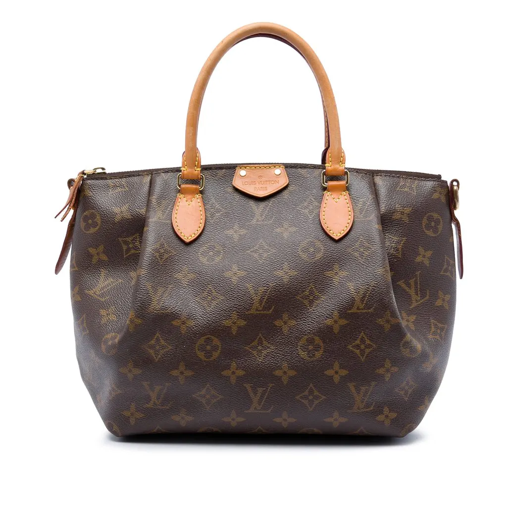 Louis Vuitton Monogram Turenne PM Brown Canvas Good - Front View