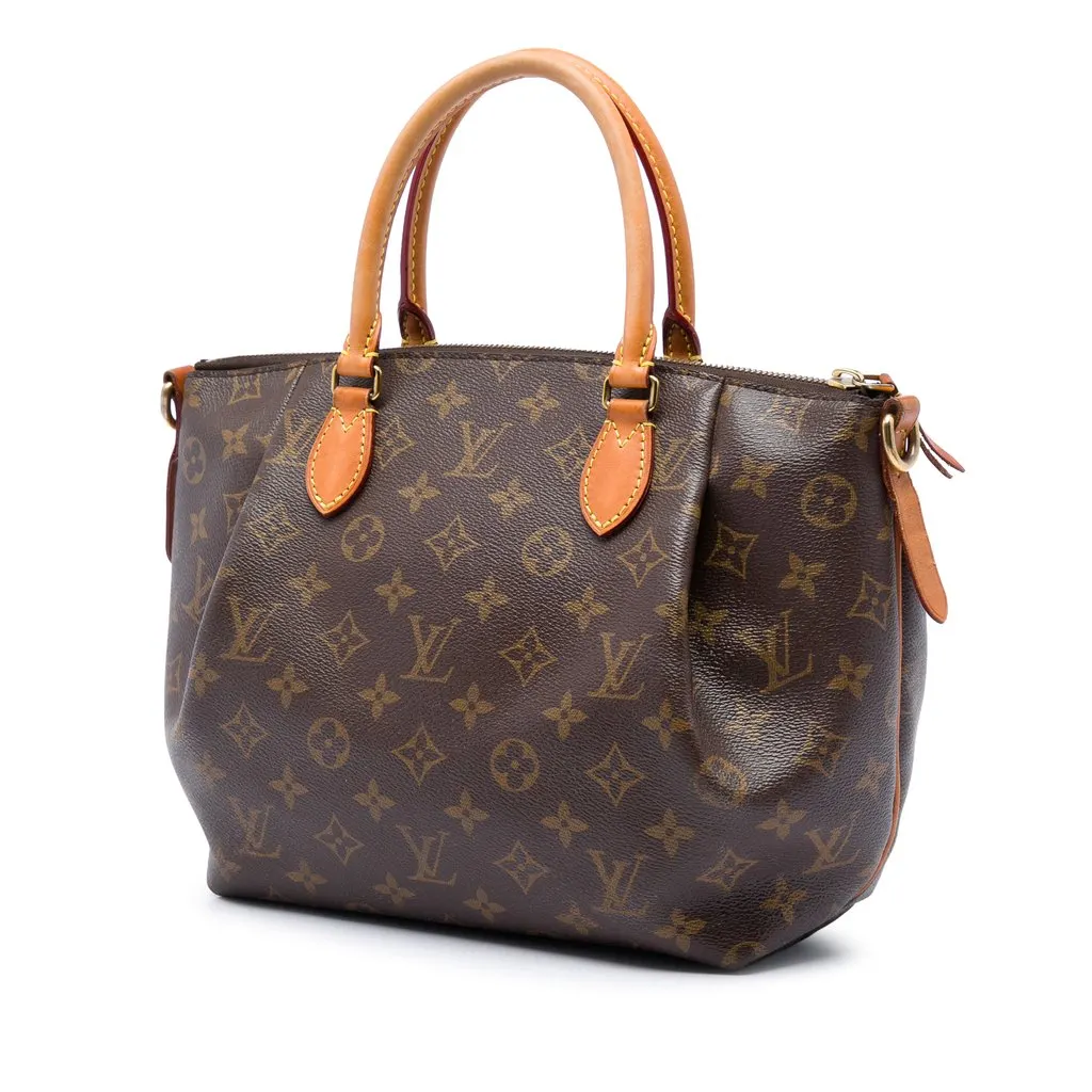 Louis Vuitton Monogram Turenne PM Brown Canvas Good - Back View
