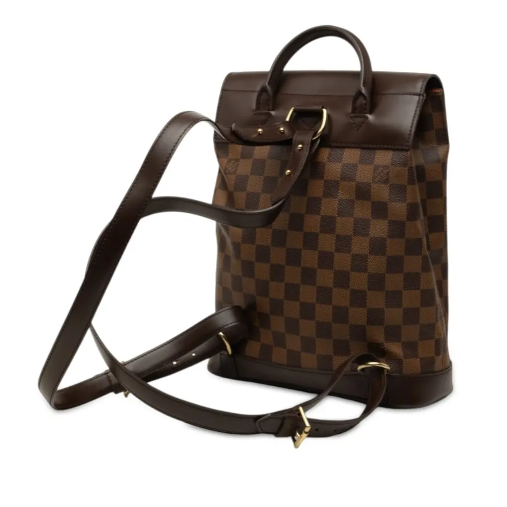 Louis Vuitton Damier Ebene Soho Brown Very good - Back View