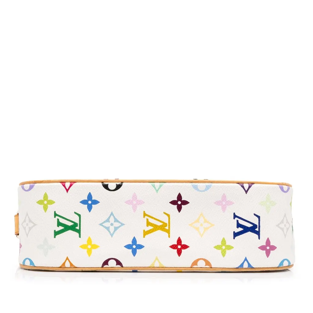 Louis Vuitton Monogram Multicolore Sologne White Canvas Good - Inside View